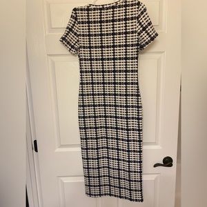 SHEIN Plus Houndstooth Print Dress Size M